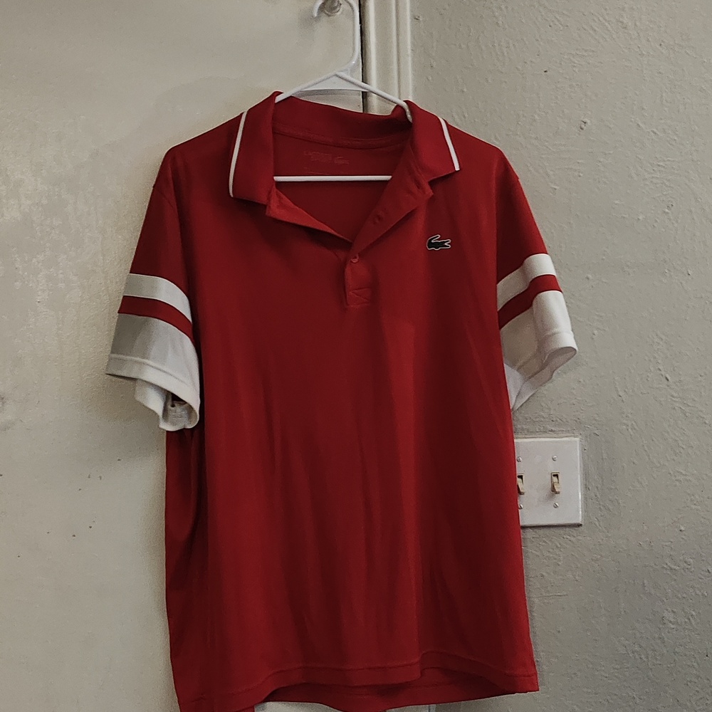 Red Lacoste Polo